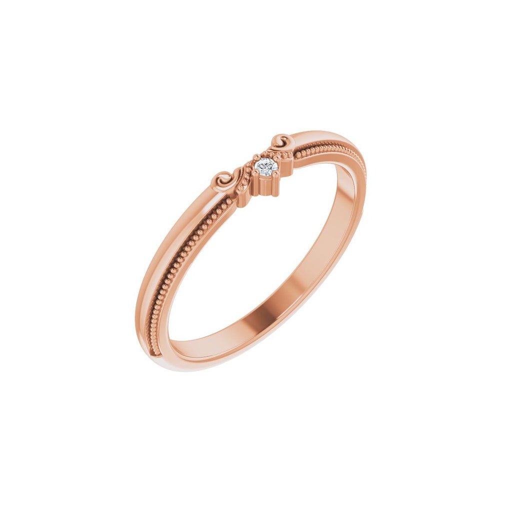 Accented Engagement Ring or Band