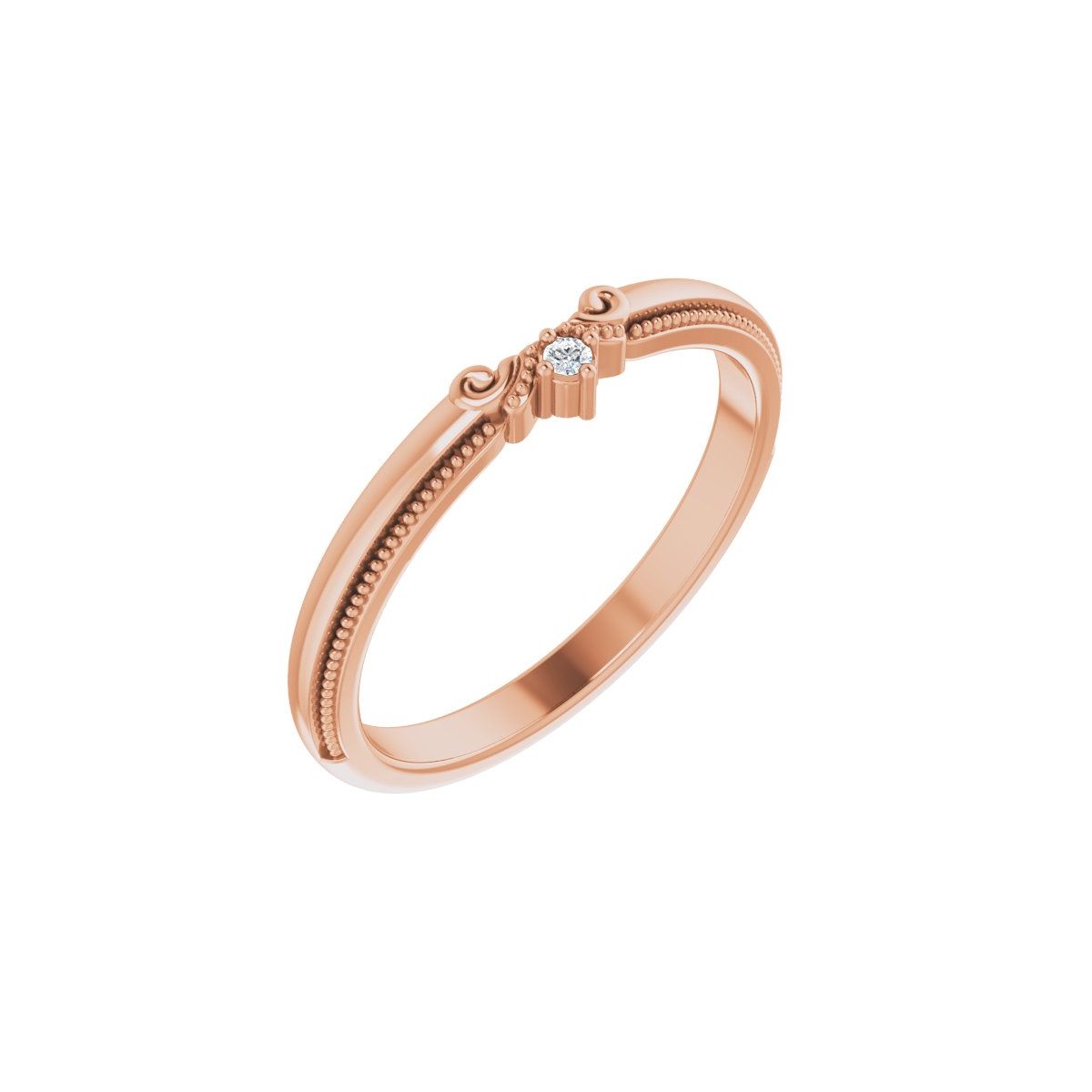 Accented Engagement Ring or Band