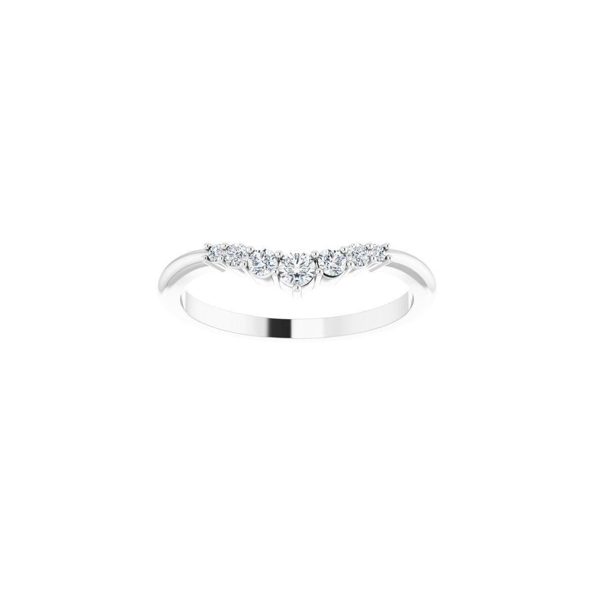 Accented Engagement Ring or Band