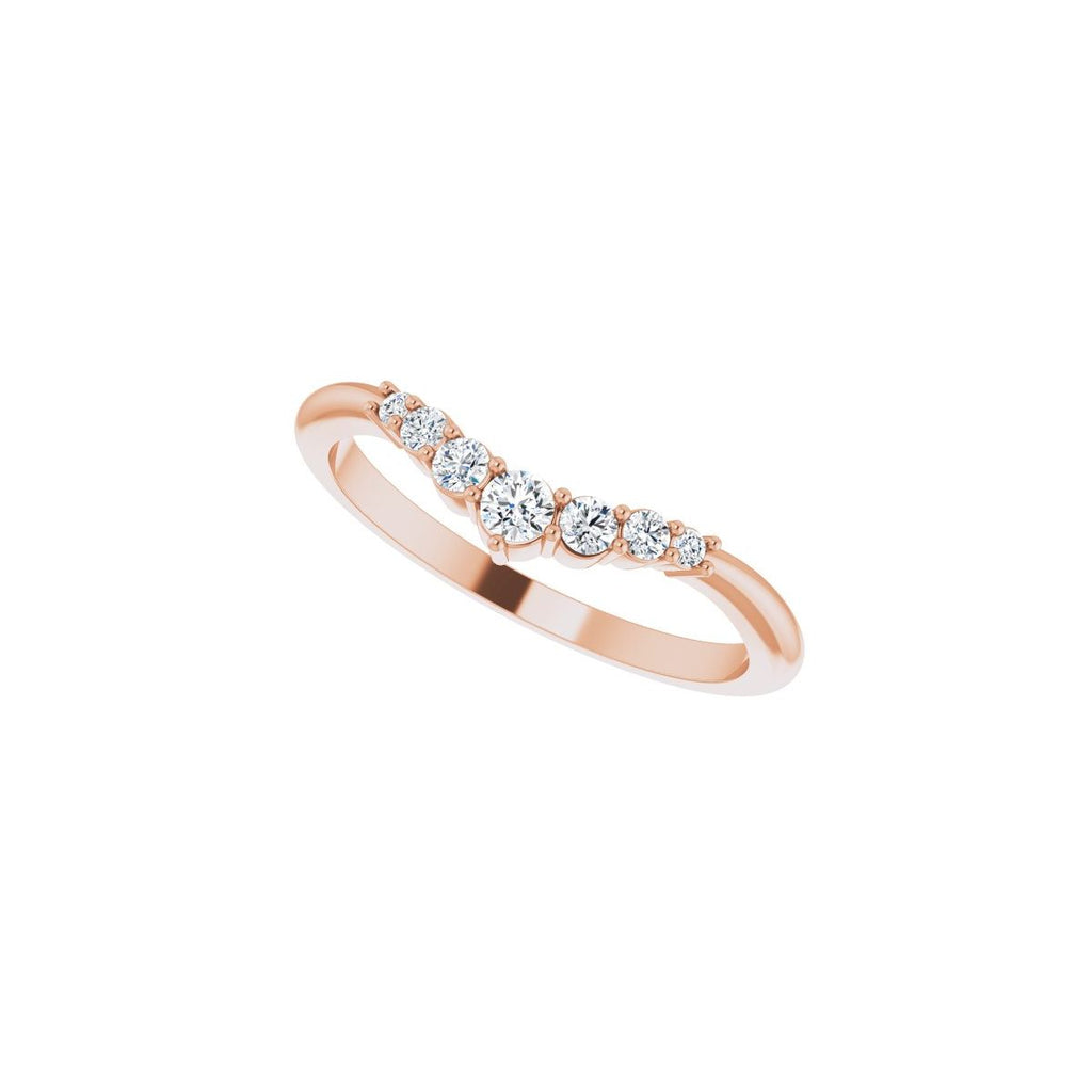Accented Engagement Ring or Band