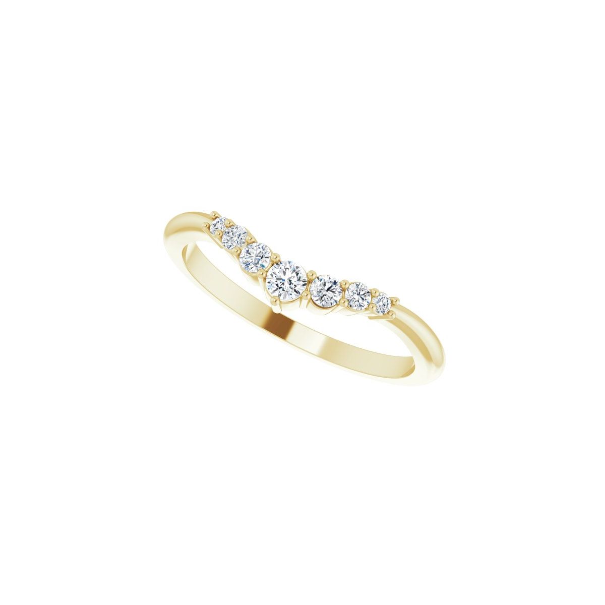 Accented Engagement Ring or Band