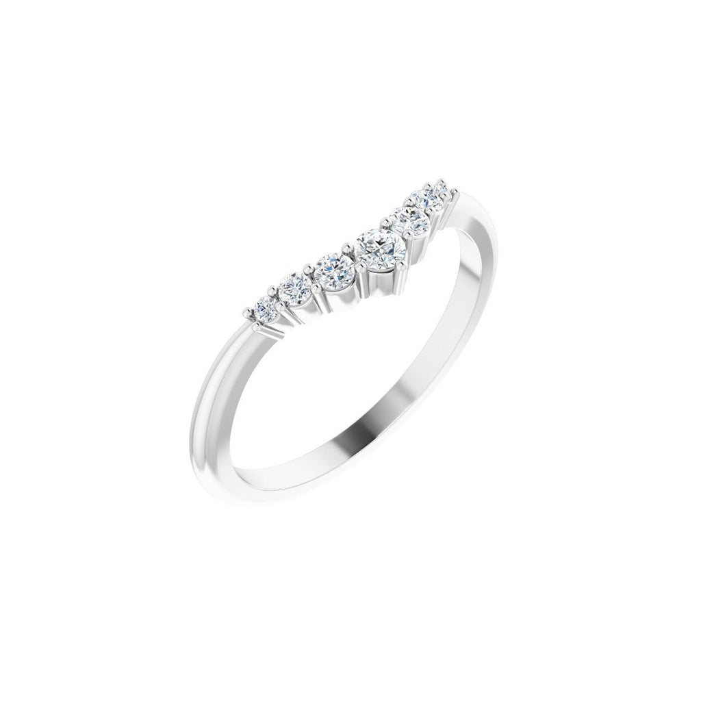 Accented Engagement Ring or Band