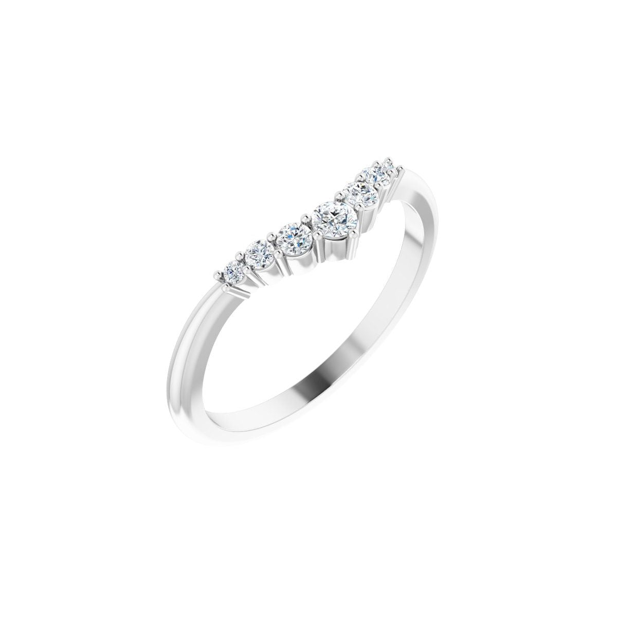 Accented Engagement Ring or Band