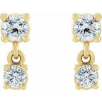 Two-Stone Earrings