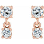 Two-Stone Earrings