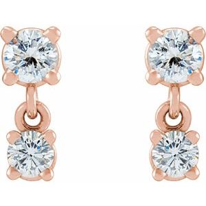 Two-Stone Earrings