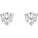 Round 3-Prong Stuller Moissanite™ Stud Earrings