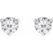 Round 3-Prong Stuller Moissanite™ Stud Earrings
