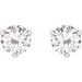 Round 3-Prong Stuller Moissanite™ Stud Earrings