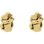 Tiny Nugget Earrings