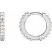 Accented Huggie Earrings