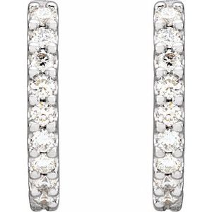 Accented Huggie Earrings