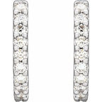 Accented Huggie Earrings