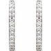 Accented Huggie Earrings