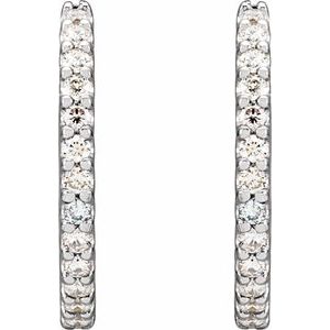 Accented Huggie Earrings