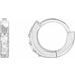 Accented Huggie Earrings