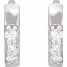 Accented Huggie Earrings