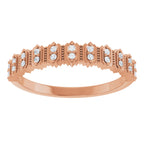 Art Deco Anniversary Band