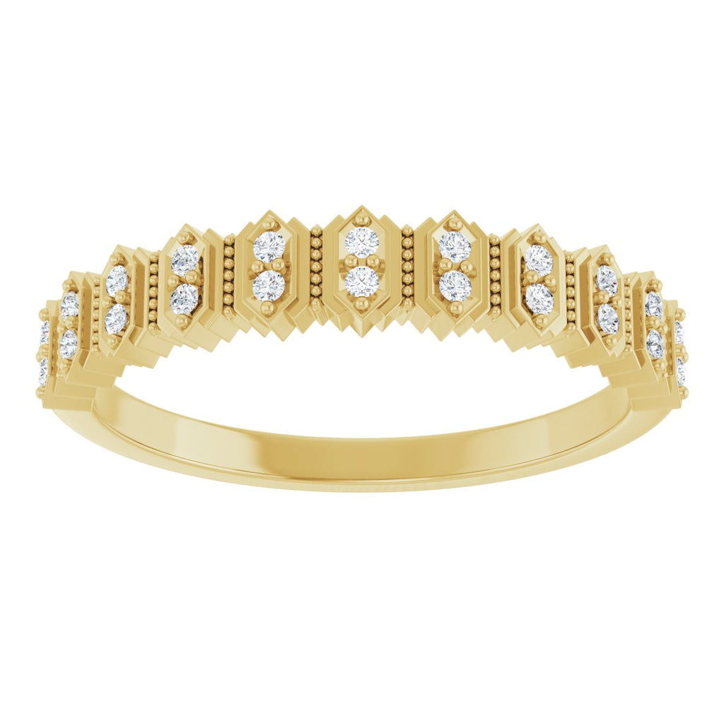 Art Deco Anniversary Band