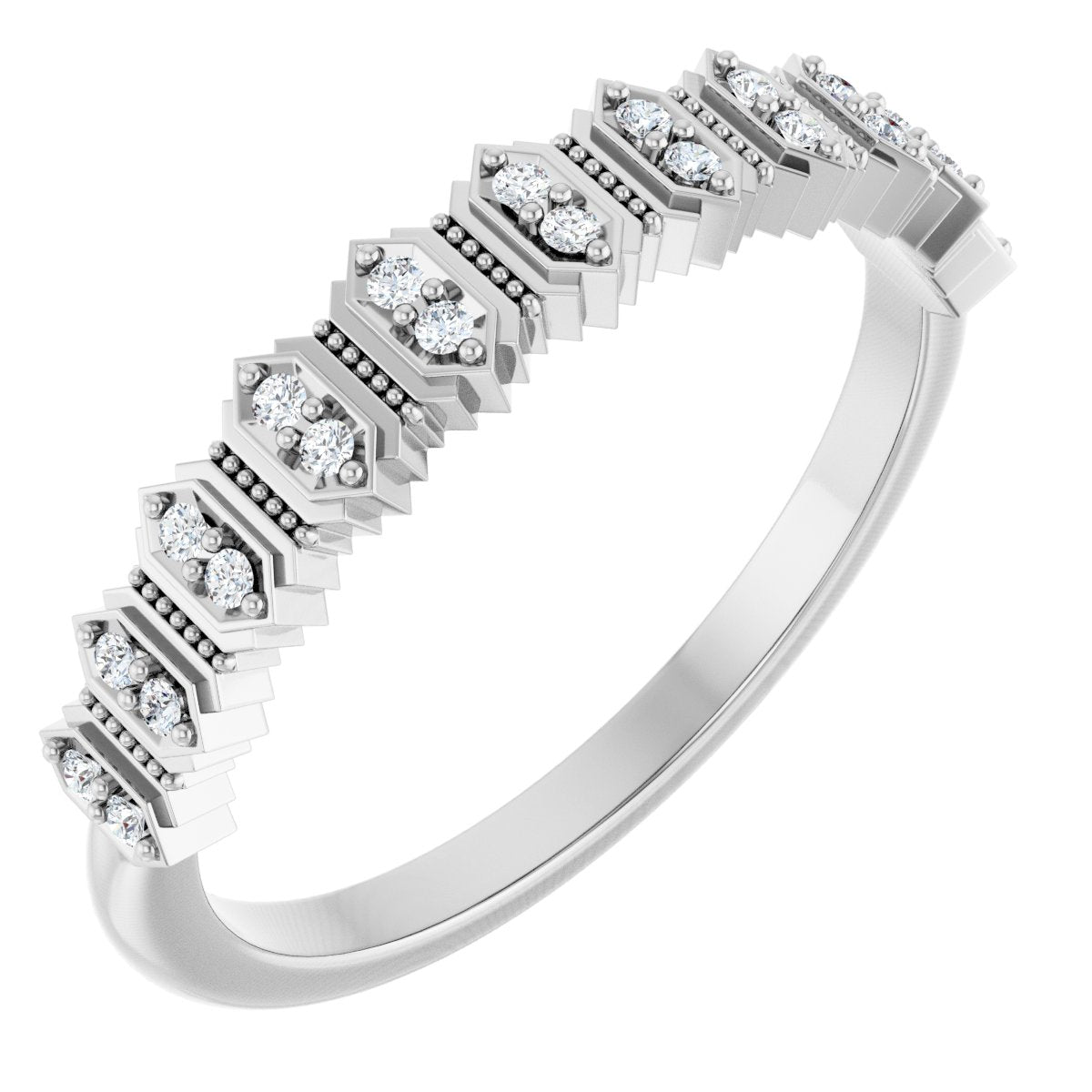 Art Deco Anniversary Band