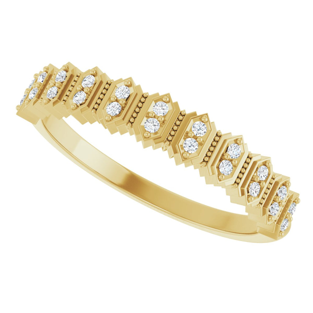 Art Deco Anniversary Band