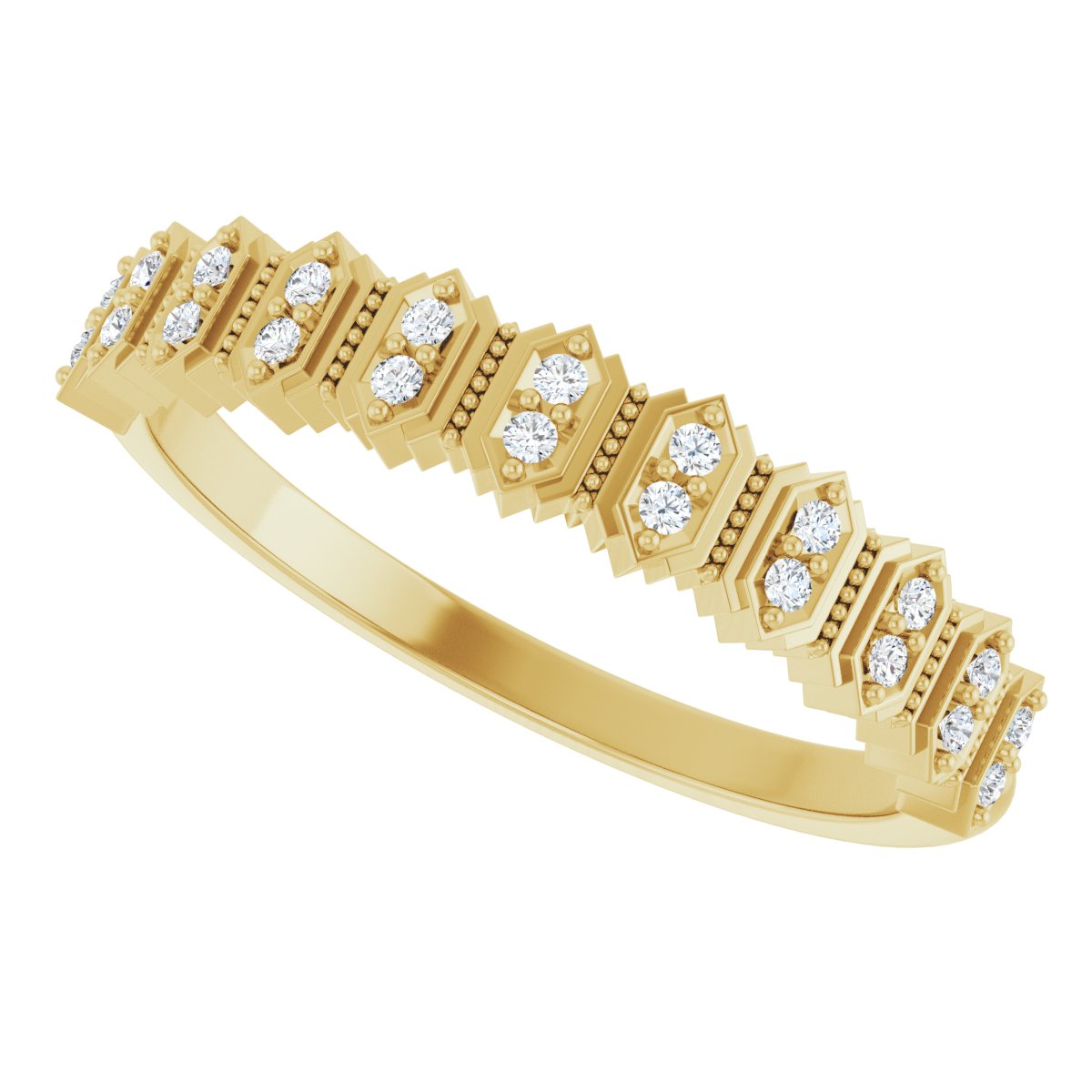 Art Deco Anniversary Band
