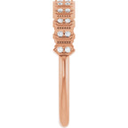 Art Deco Anniversary Band