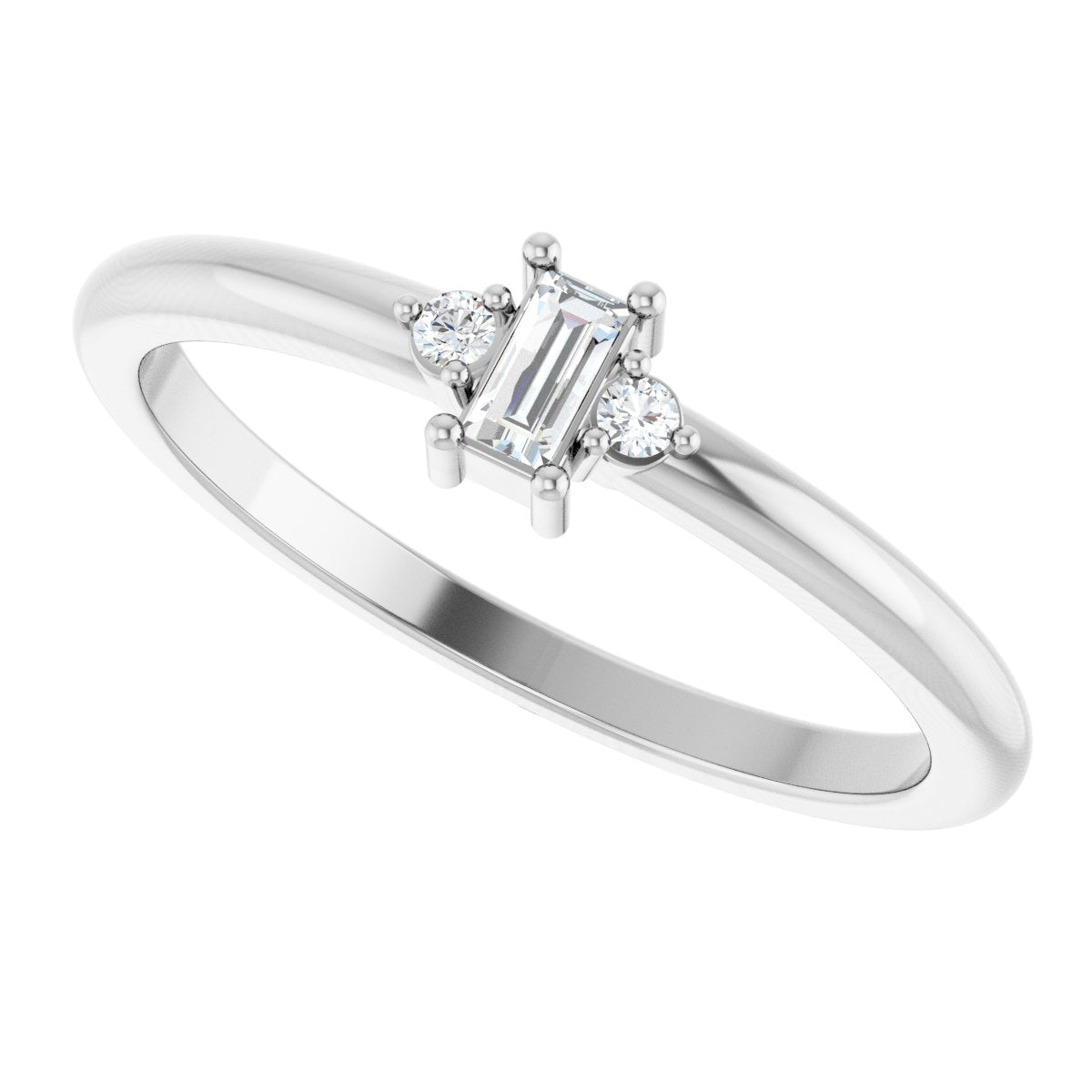 Accented Stackable Ring