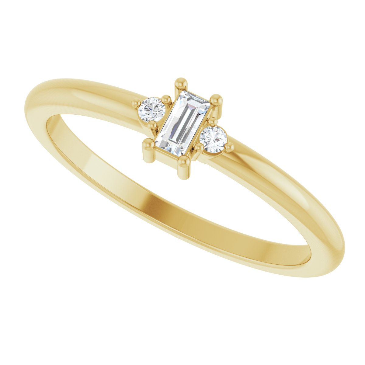 Accented Stackable Ring