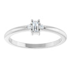 Accented Stackable Ring