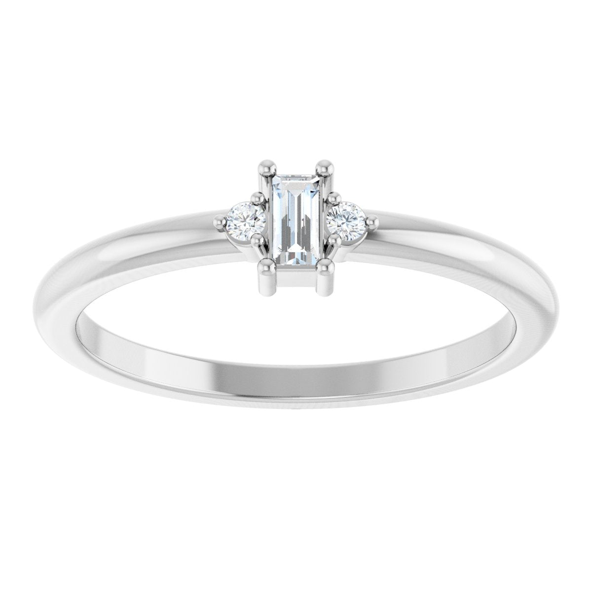 Accented Stackable Ring