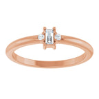 Accented Stackable Ring