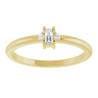 Accented Stackable Ring
