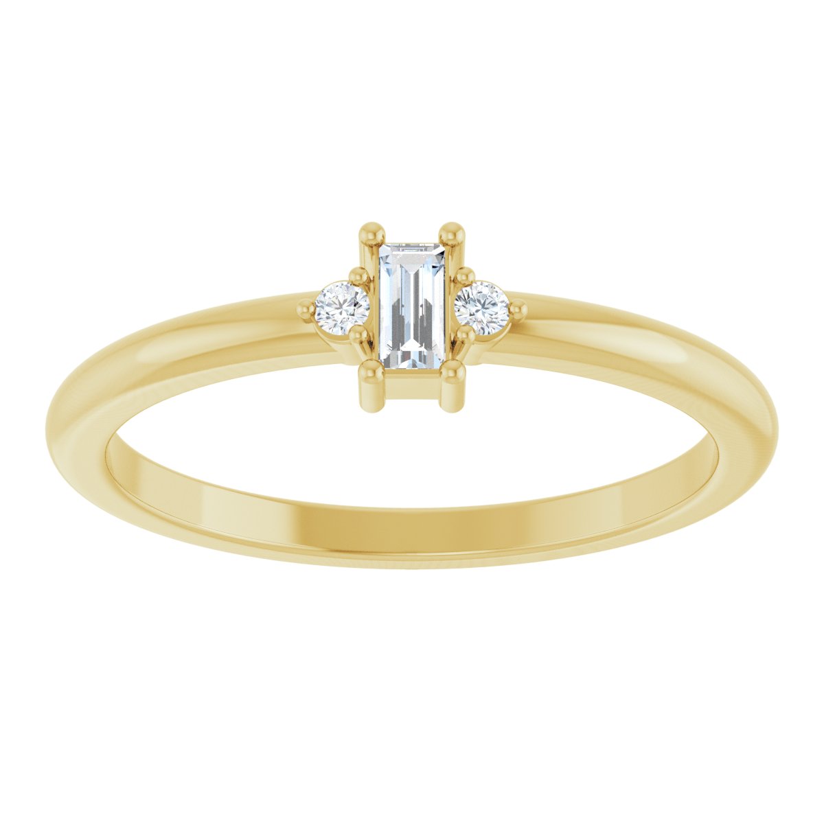 Accented Stackable Ring