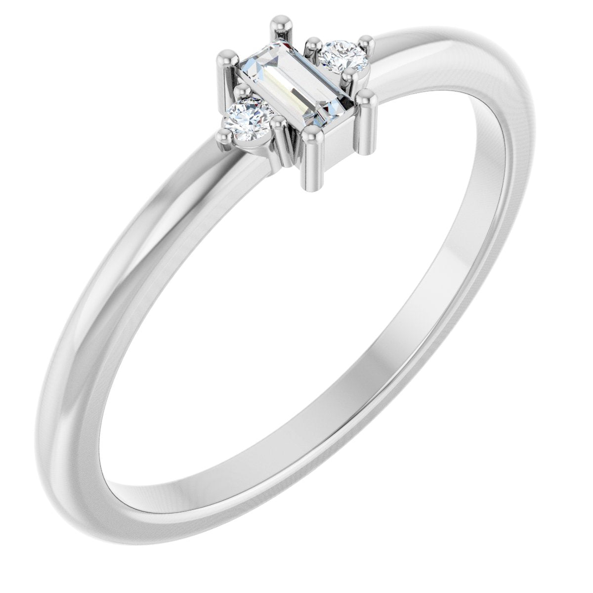Accented Stackable Ring