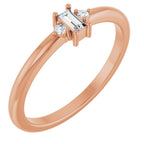 Accented Stackable Ring