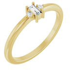 Accented Stackable Ring