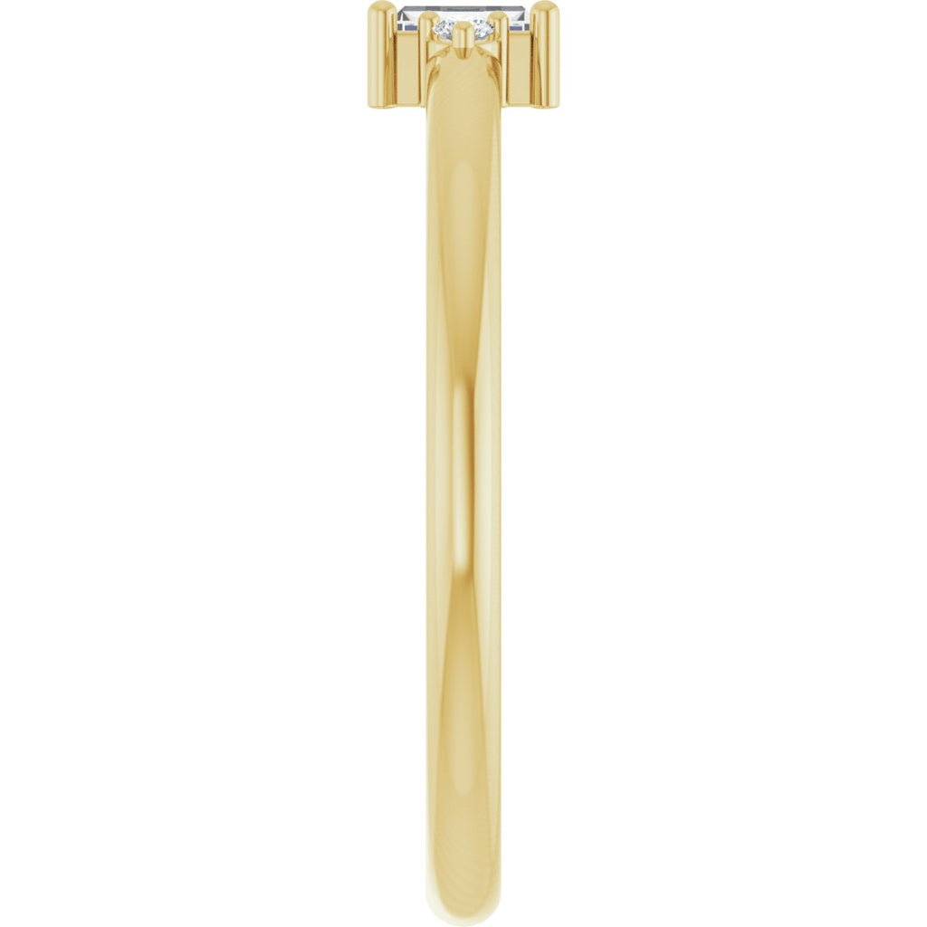 Accented Stackable Ring