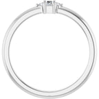 Accented Stackable Ring