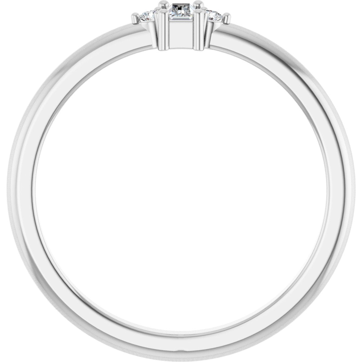 Accented Stackable Ring