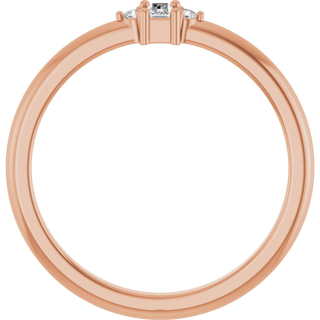 Accented Stackable Ring