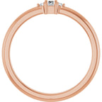Accented Stackable Ring