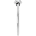 Claw-Prong Rope Solitaire Ring
