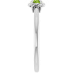 Claw-Prong Rope Solitaire Ring