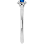 Claw-Prong Rope Solitaire Ring