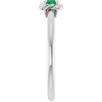 Claw-Prong Rope Solitaire Ring