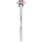 Claw-Prong Rope Solitaire Ring