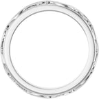 Sculptural Flat Band