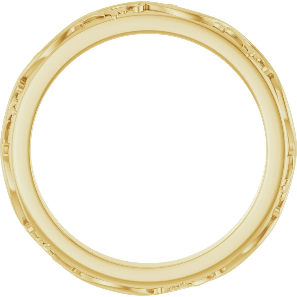 Sculptural Flat Band