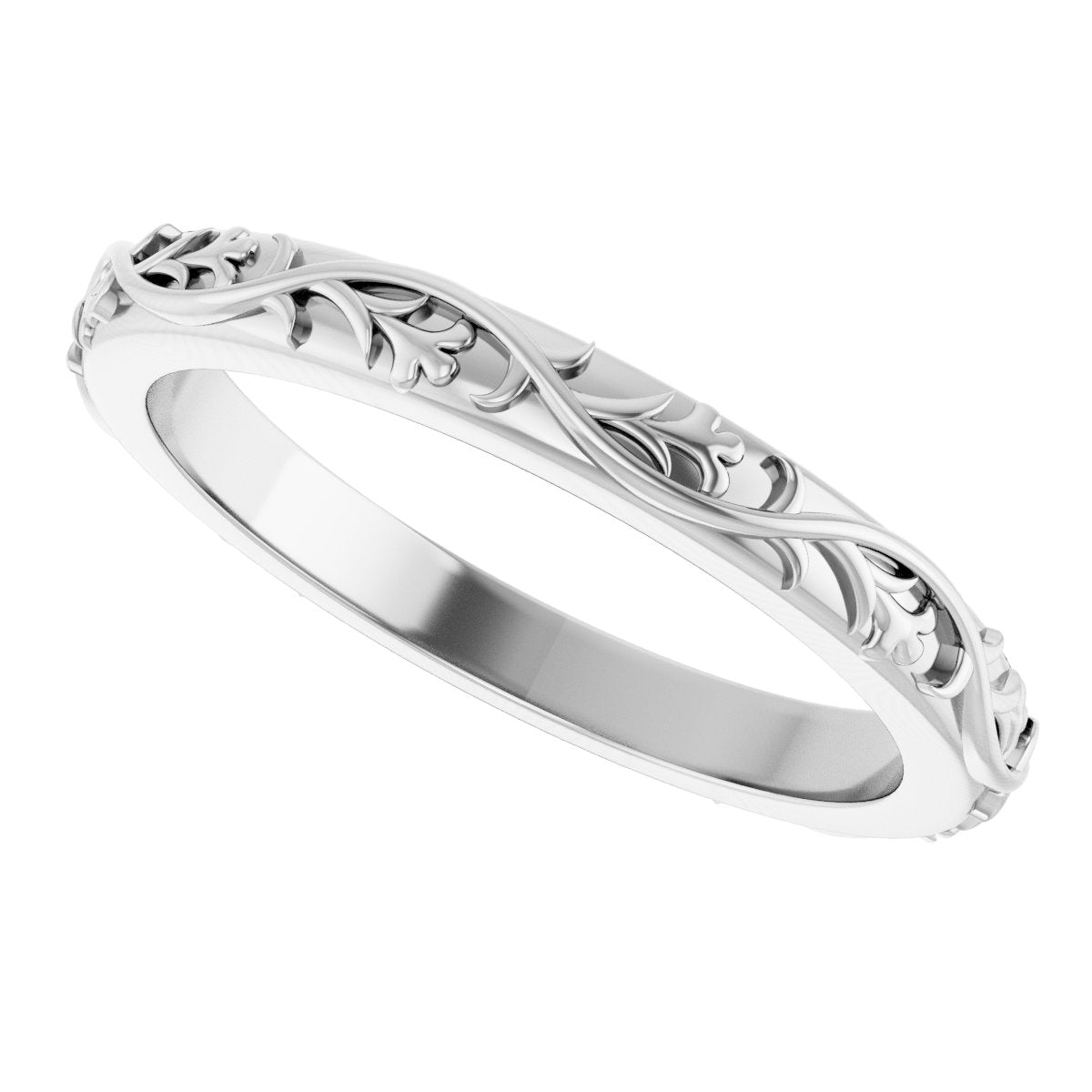 Sculptural Flat Band